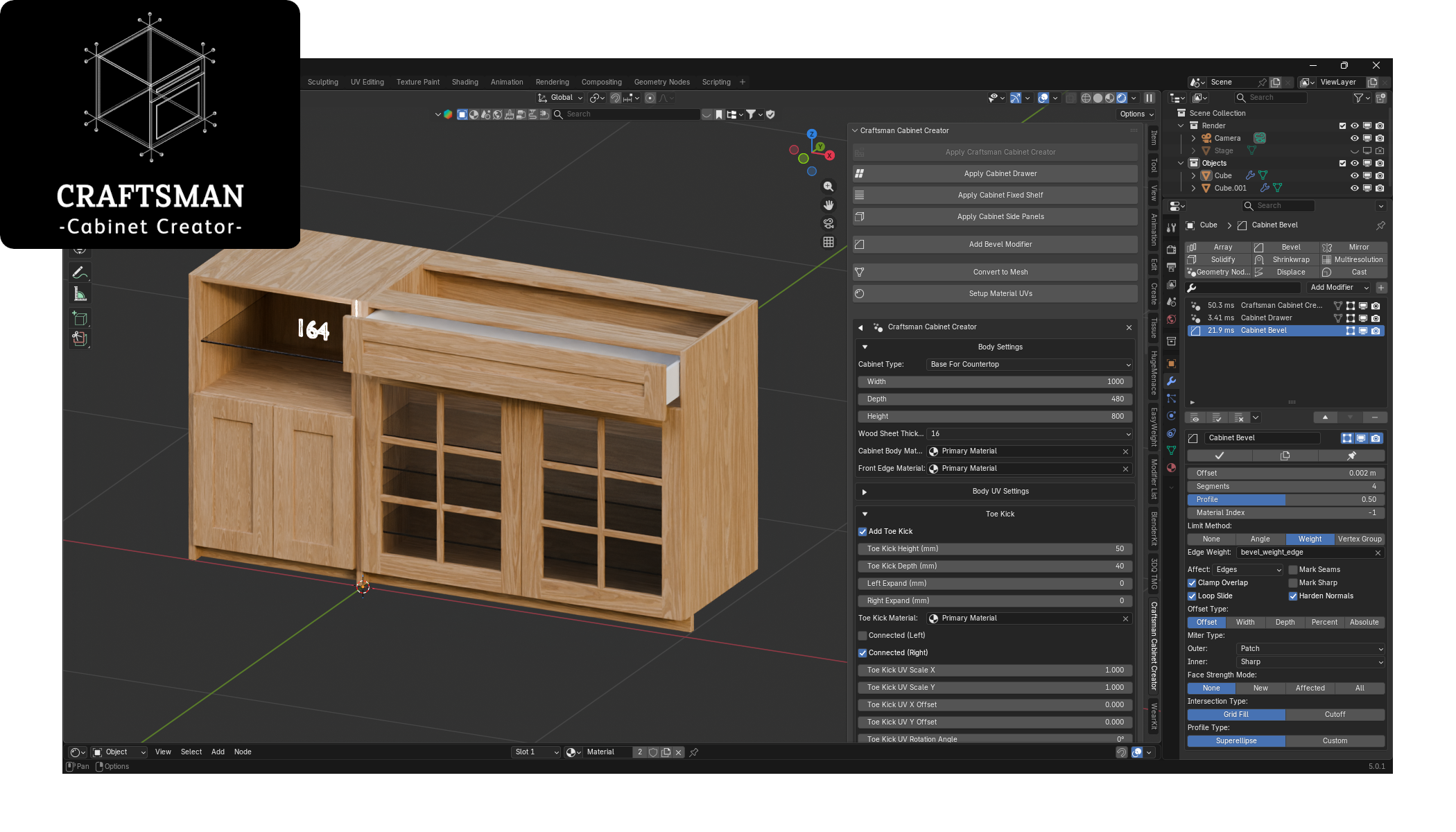 Craftsman Cabinet Creator